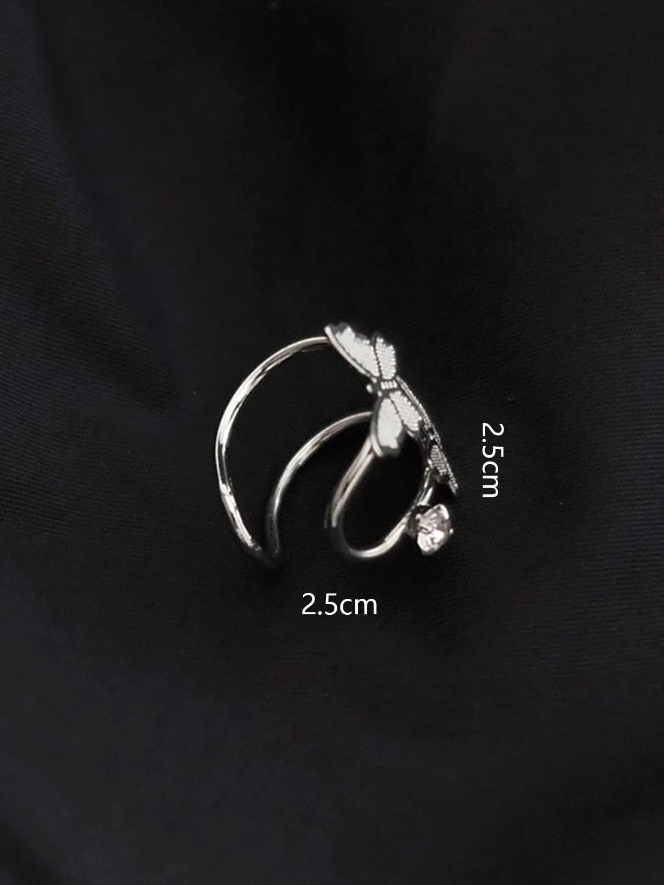 14292 1b-004 Ear Cuff diseño de mariposa 1 Pza
