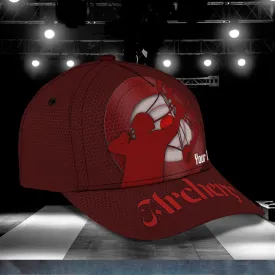 3D Classic Cap Archery Red Personalized Name Cap 45 Namashops