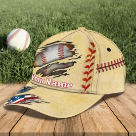 3D Classic Cap Baseball Personalized Name Cap 4