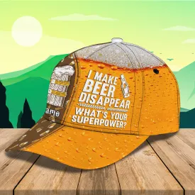 3D Classic Cap Beer 18 Personalized Name Cap Namashops