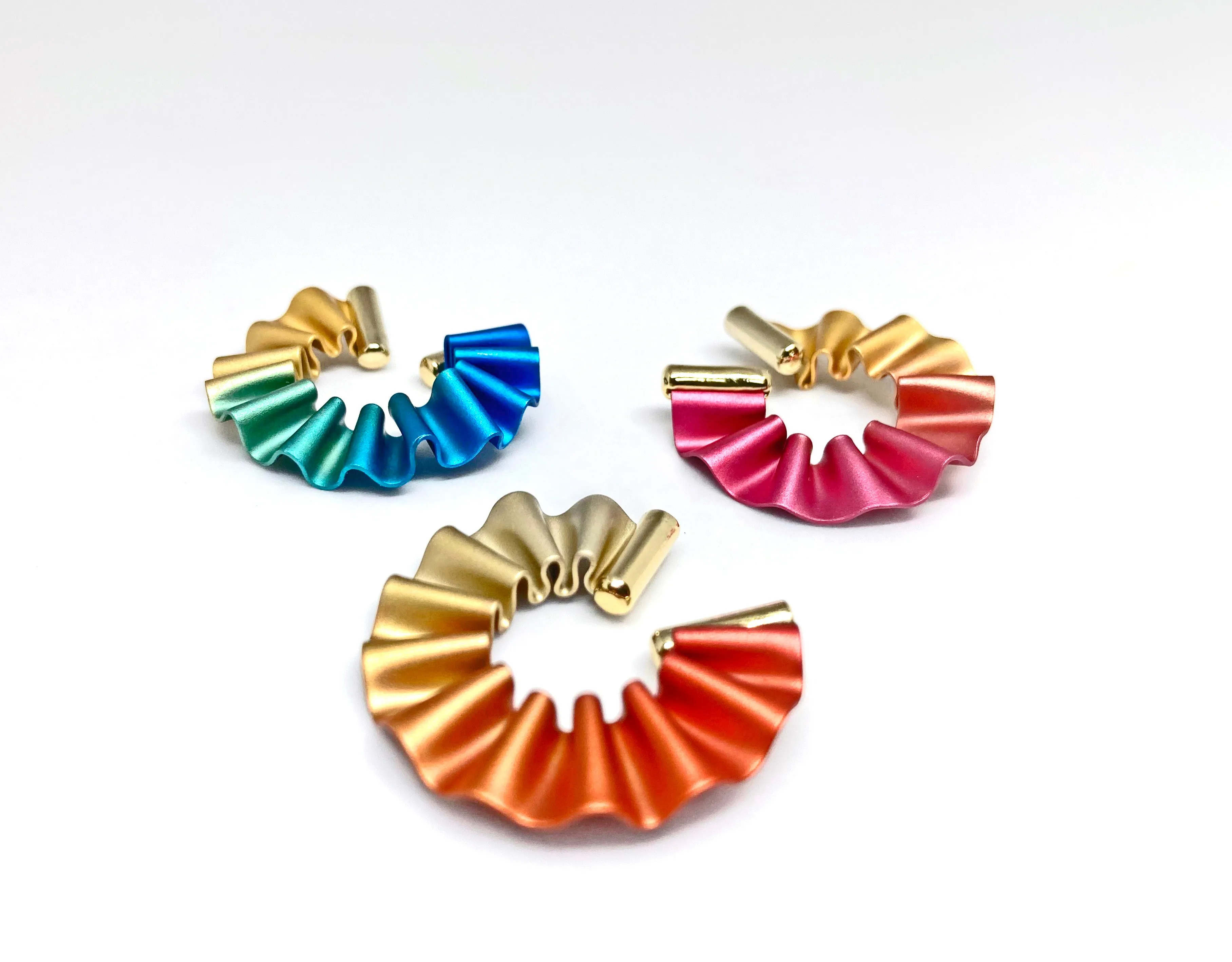 CABO | Mermaid's Tail Metal Collection | Ear Cuff | Blue/Gold