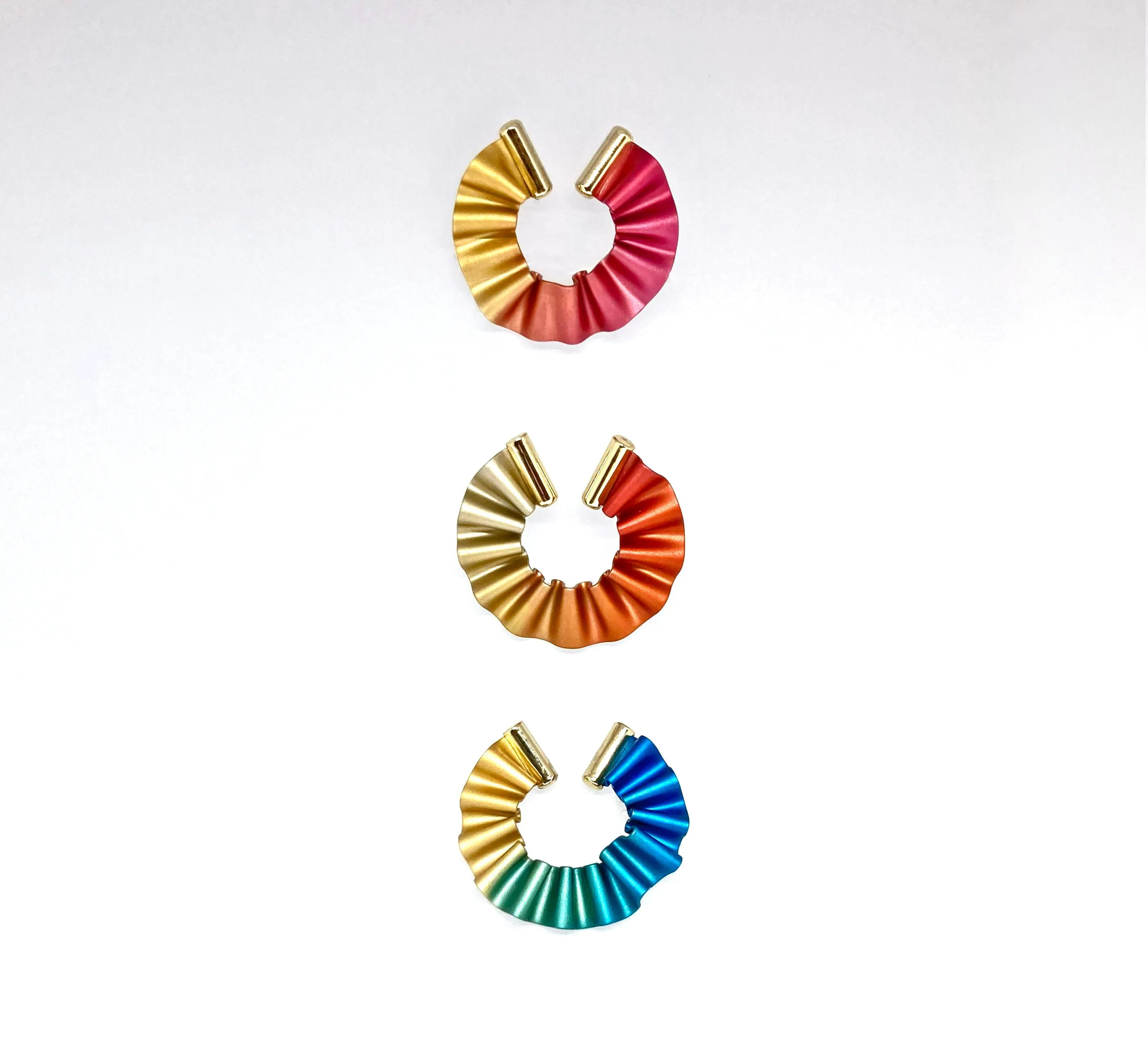 CABO | Mermaid's Tail Metal Collection | Ear Cuff | Blue/Gold