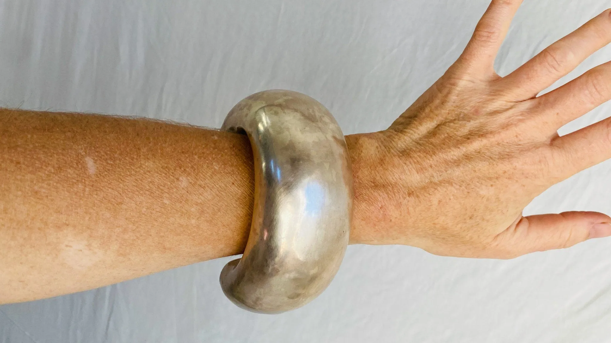 Karen Hill Tribe Sterling Silver PAIR Cuffs. Chunky. Gorgeous