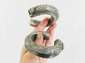 Pair Vintage Balochi Bangles.