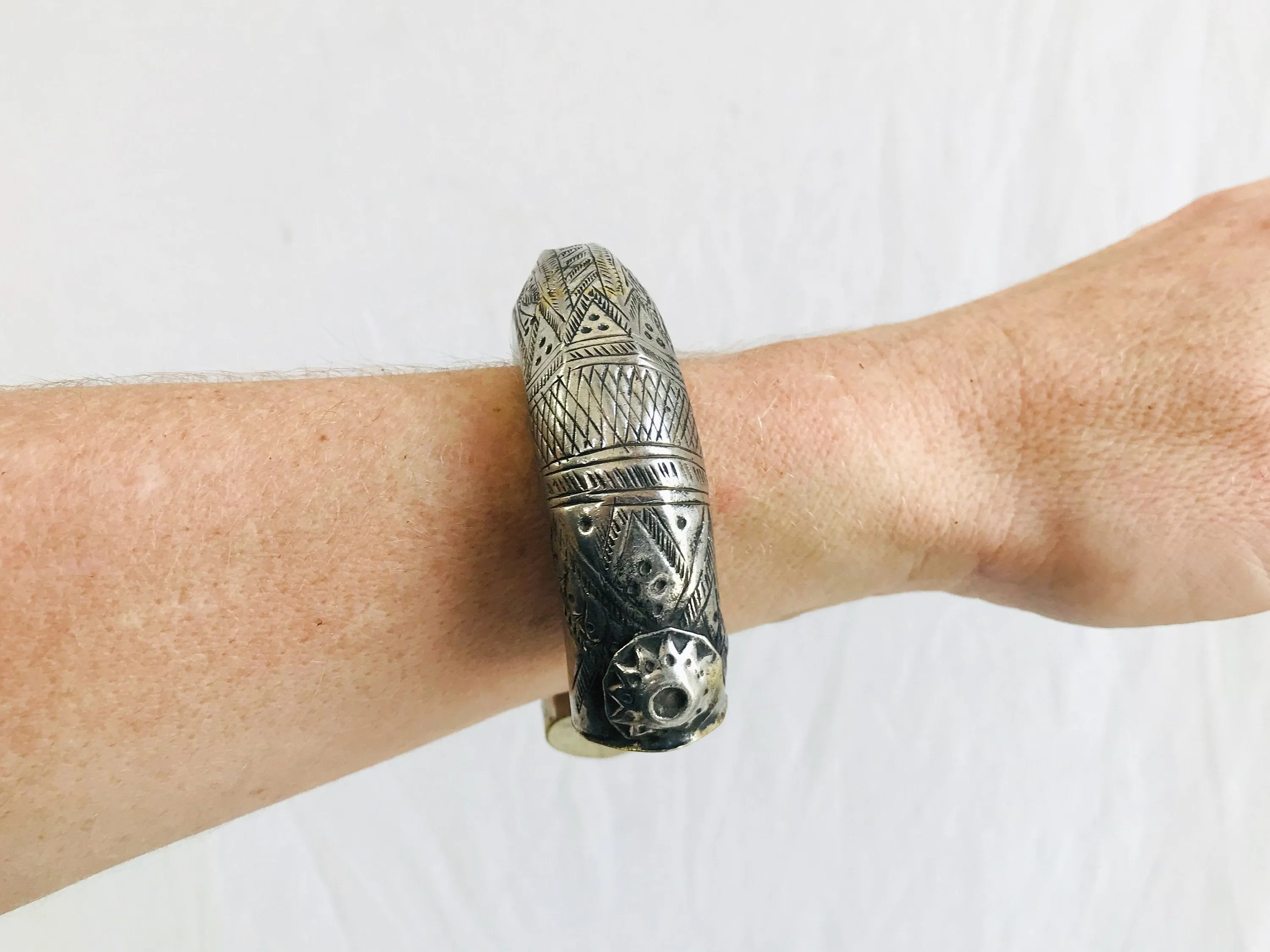 Pair Vintage Balochi Bangles.