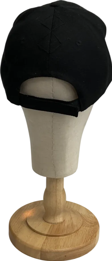 Poan Black Emilia Embroidered Baseball Cap One Size