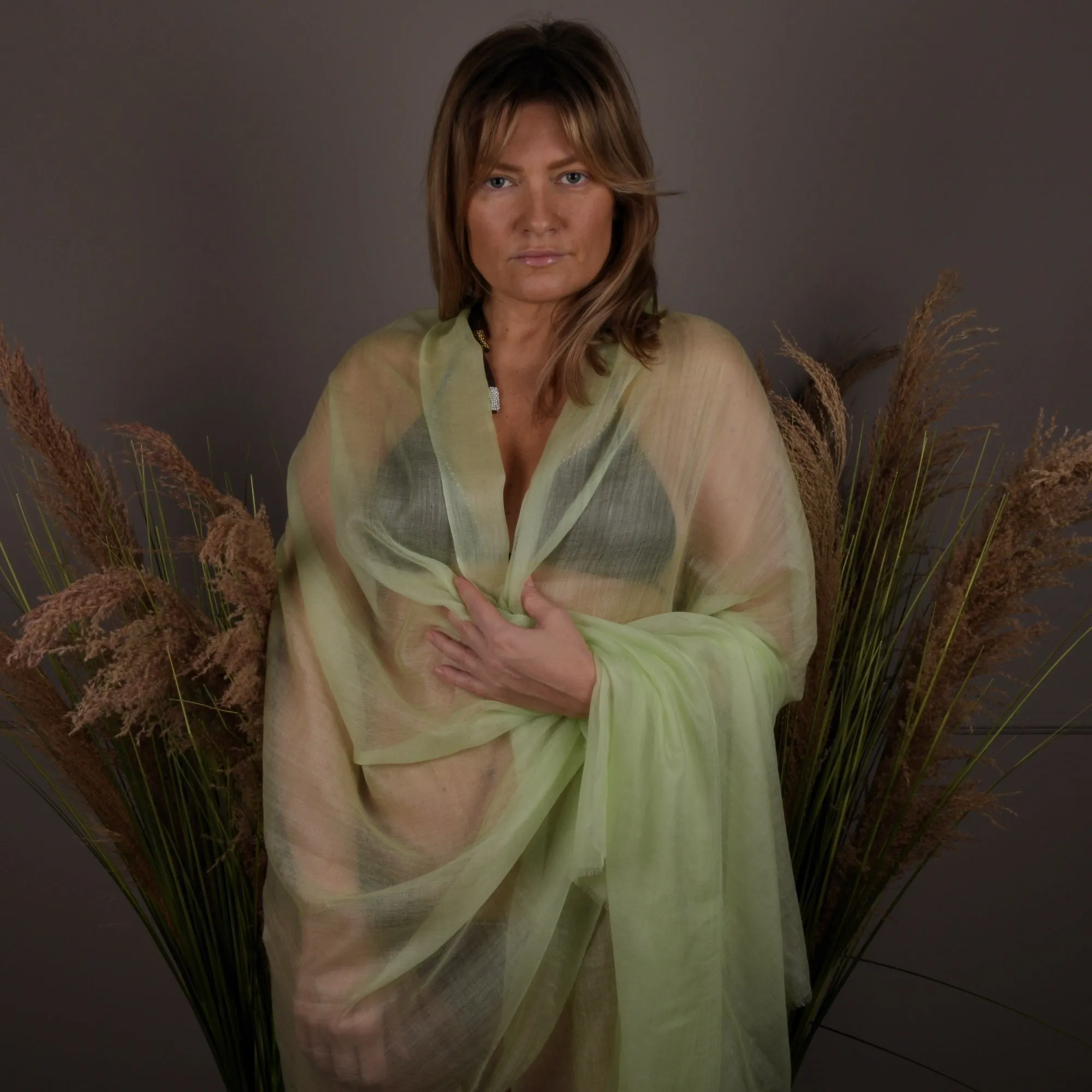 PURA Scarf Apple 100% Organic Cashmere