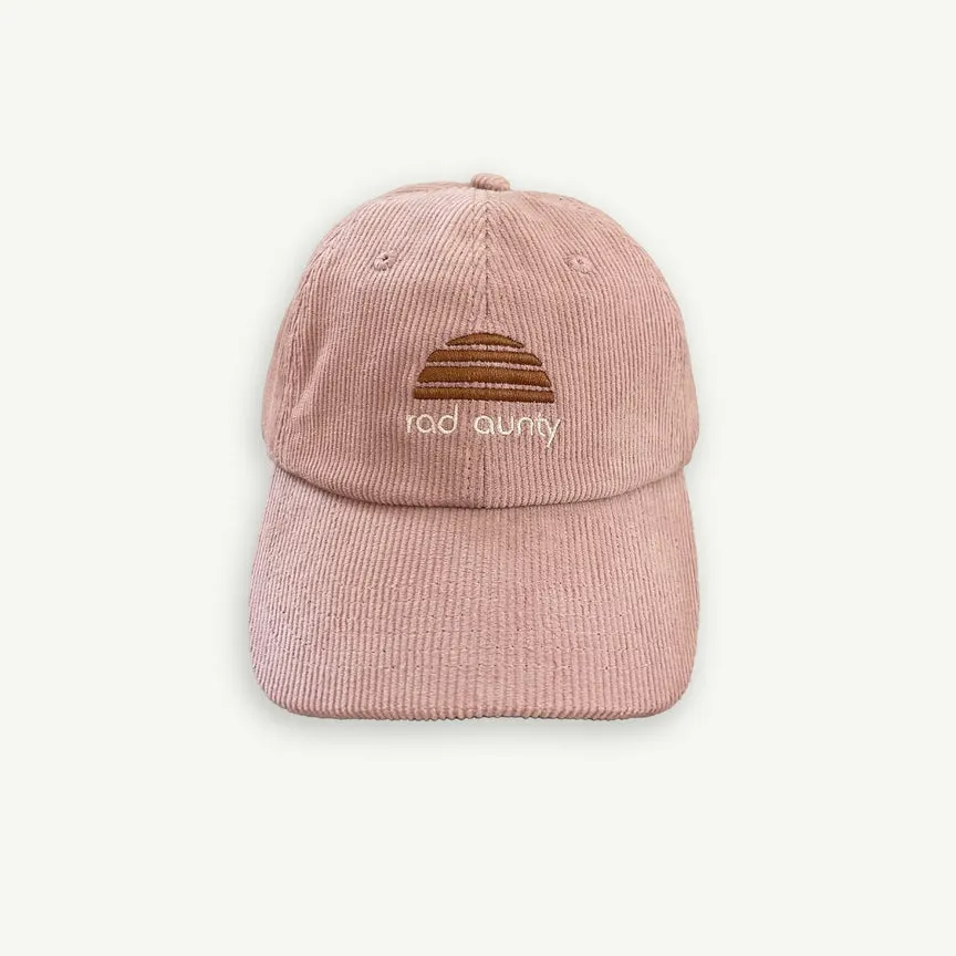 Rad Aunty Cord Cap - Mauve by Banabae